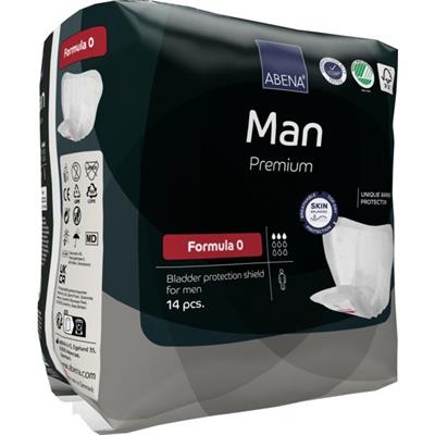 ASSORBENTI UOMO ABENA MAN FORMULA 0 PREMIUM 3 GOCCE 300ml 14pz