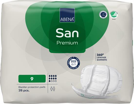 PANNOLONI SAGOMATI ABENA SAN PREMIUM 9 28pz 9 GOCCE