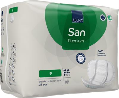 PANNOLONI SAGOMATI ABENA SAN PREMIUM 9 28pz 9 GOCCE