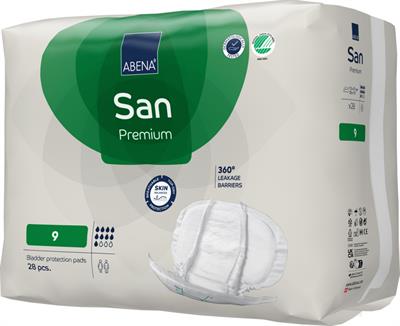PANNOLONI SAGOMATI ABENA SAN PREMIUM 9 28pz 9 GOCCE