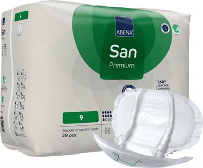 PANNOLONI SAGOMATI ABENA SAN PREMIUM 9 28pz 9 GOCCE