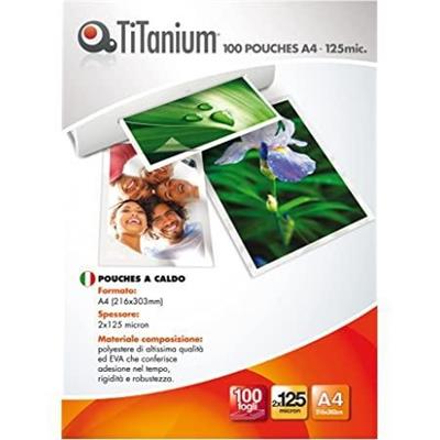 FOGLI A4 125my PLASTIFICATRICE A CALDO 100pz