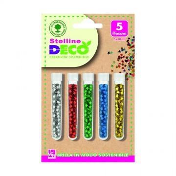 GLITTER STELLE BIO 5x10ml COLORI ASSORTITI