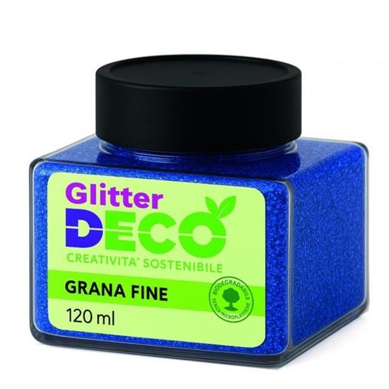 GLITTER BLU GRANA FINE 120ml
