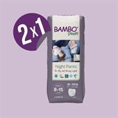 PANNOLINI PER LA NOTTE BAMBO DREAMY PANTS 8-15 GIRL 35/50kg 10pz