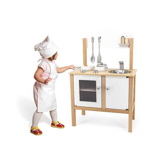 GIOCO CUCINA IN LEGNO CON ACCESSORI +3A