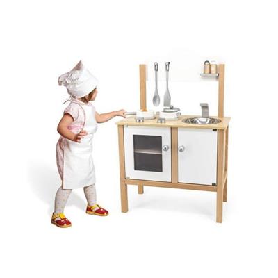 GIOCO CUCINA IN LEGNO CON ACCESSORI +3A