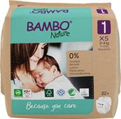 PANNOLINI BAMBO NATURE 1 2/4kg 22pz