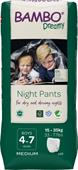 PANNOLINI PER LA NOTTE BAMBO DREAMY PANTS 4-7 BOY 15/35kg 10pz