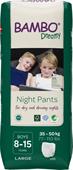 PANNOLINI PER LA NOTTE BAMBO DREAMY PANTS 8/15 BOY 35/50kg 10pz