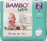 PANNOLINI BAMBO NATURE 2 3/6kg 30pz